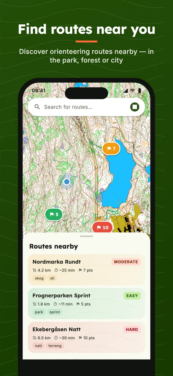 Courses near you on the map
